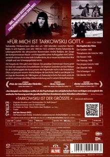 "»FÜR MICH IST TARKOWSKIJ GOTT.« - LARS VON TRIER"  
Dichter Text über Tarkowskijs Film, historische Fotos.