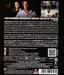 „Hintergründig inszenierter, brillant gespielter Thriller“ steht zitiert. Bild zeigt Szenen und Darsteller des Films "Arlington Road".