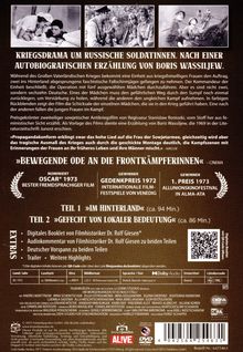 Kriegsdrama um russische Soldatinnen. Autobiografische Erzählung von Boris Wassiljew. "Im Hinterland", "Gefecht von lokaler Bedeutung".