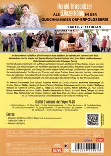 "Harald Krassnitzer als Winzerkönig in der gleichnamigen ORF-Erfolgsserie. Staffel 2: 13 Folgen." Oben sind mehrere Fotos.