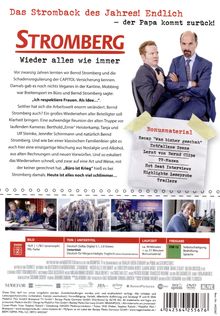 Das Stromback des Jahres! Endlich – der Papa kommt zurück! STROMBERG Wieder alles wie immer. Bonusmaterial: Recap, Szenen, Clips, Interviews.