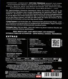 „CRYING FREEMAN“: Ungekürzt, unzensiert, basiert auf Manga. Extras: Interviews, Featurettes. Actionfilm mit asiatischen Stunts.