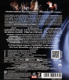 "Atemberaubend! Eine unglaubliche Achterbahn ins Grauen." Beschreibung einer Grusel-Anthologie mit Extras wie Audiokommentaren.