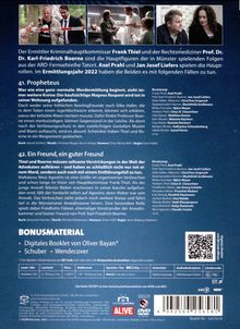 41. Propheteus: Mordermittlung zieht Kreise, Tod in Jugendherberge. 42. Ein Freund, ein guter Freund: Entführungsfall.