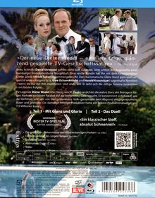 Cover eines Blu-ray-Films mit Rezension über eine TV-Gesellschaftssatire. Enthält Filmdetails und QR-Code für Bonusinhalte.