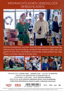 Titel: "Weihnachtliches Liebesglück im Buchladen!" Beschreibung: Eine junge Frau übernimmt eine Buchhandlung.