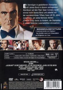 James Bond: Diamantenfieber, DVD