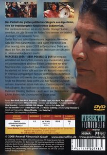 Mercedes Sosa: Sera Posible En Sur (OmU), DVD