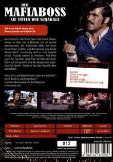 Der Mafiaboss - Sie töten wie Schakale (Blu-ray &amp; DVD im Mediabook), 1 Blu-ray Disc und 1 DVD