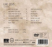 Gregor Meyle: Live 2015, 1 CD und 1 DVD