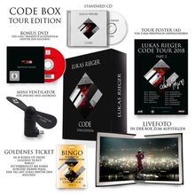 Lukas Rieger: Code (Limited-Tour-Edition), 1 CD, 1 DVD und 1 Merchandise