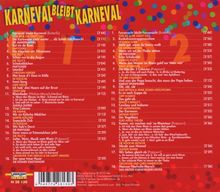 Karneval bleibt Karneval, 2 CDs