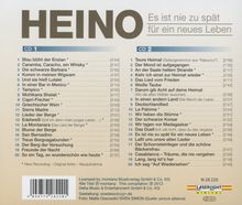 Heino: Es ist nie zu spät für ein neues Leben, 2 CDs