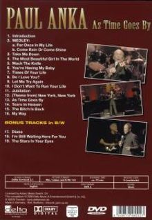 Paul Anka: As Time Goes By, DVD