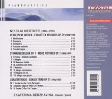 Nikolai Medtner (1880-1951): Forgotten Melodies op.39, CD