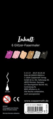 Glitzer-Fasermaler, Diverse