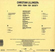 Christian Lillinger (geb. 1984): Open Form For Society (Limited-Numbered-Edition), 2 LPs