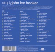 John Lee Hooker: Simply John Lee Hooker (Metallbox), 3 CDs