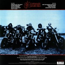 Saxon: Denim And Leather (Limited Edition) (Blue &amp; White Splatter Vinyl), LP