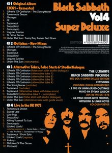 Black Sabbath: Vol. 4 (Super Deluxe Box Set), 4 CDs und 1 Buch