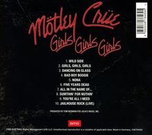 Mötley Crüe: Girls, Girls, Girls, CD