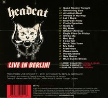 Headcat 13: Live In Berlin 2011, CD