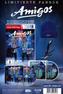 Die Amigos: Atlantis wird leben  (Live) (Limited Edition Fanbox), 1 CD und 1 DVD