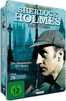 Sherlock Holmes Gigantenbox (TV-Serie &amp; 8 Filme auf 7 DVDs in Metallbox), 7 DVDs