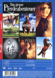 Das große Pferdeabenteuer (5 Filme auf 2 DVDs), 2 DVDs