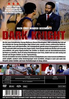 Dark Knight - Hard Lessons, DVD