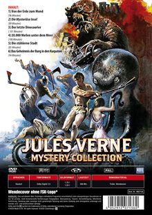 Jules Verne Mystery Collection (6 Filme auf 2 DVDs), 2 DVDs