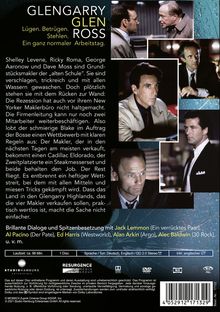 Glengarry Glen Ross, DVD