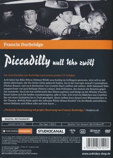 Piccadilly null Uhr zwölf, DVD