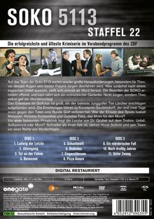 SOKO 5113 Staffel 22, 3 DVDs