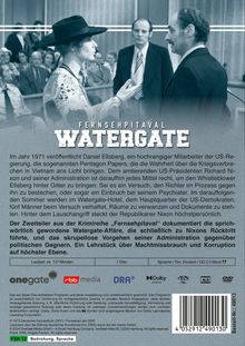 Watergate (Fernsehpitaval), DVD