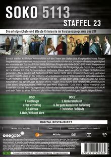 SOKO 5113 Staffel 23, 2 DVDs