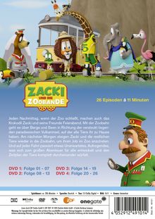 Zacki und die Zoobande Staffel 1, 4 DVDs