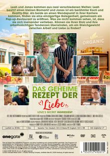 Das geheime Rezept der Liebe, DVD