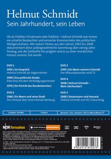 Helmut Schmidt - Sein Jahrhundert, sein Leben, 5 DVDs