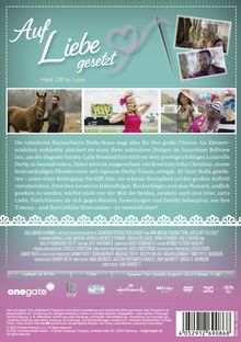 Titel: "Auf Liebe gesetzt" mit englischem Untertitel "Hats Off to Love". Bild von einem Mann mit Pferd, Frau mit Hut.
