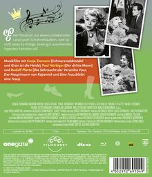 Eine Prinzessin aus einem unbekannten Land spielt Schuhverkäuferin. Musikfilm mit Sonja Ziemann, Paul Hörbiger.