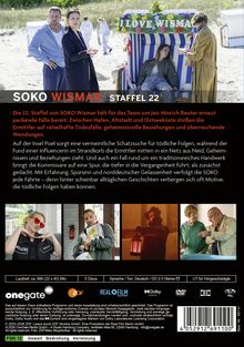 "SOKO WISMAR STAFFEL 22. Die Staffel bietet packende Fälle voller Rätsel und Geheimnisse. FSK 12: Gewalt, Bedrohung, Verletzung."