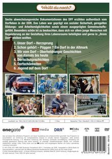 Titel: "Weißt du noch?" Sechs Dokumentationen über das Dorfleben in der DDR. Themen: Dorfschule, Jugend, Schönheiten.