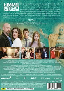 „Himmel, Herrgott, Sakrament - Staffel 2“ mit Episoden 1 bis 6. Schauspieler: Stephan Zinner, Anne Schäfer u.a. FSK 6.