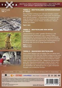 Terra X Vol. 4: Deutschlands Supergrabungen / Deutschland von unten / Magisches Deutschland, 3 DVDs