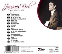 Jacques Brel (1929-1978): Au Printemps, CD