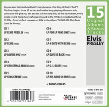 Elvis Presley (1935-1977): 15 Original Albums &amp; Bonus Tracks, 10 CDs