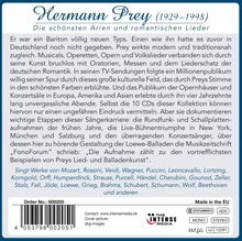 Hermann Prey - Die schönsten Arien und romantischen Lieder, 10 CDs