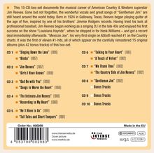 Jim Reeves: Milestones Of A Country Legend - 15 Original Albums &amp; Bonus Tracks, 10 CDs