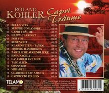 Roland Kohler: Capri Träume: Die schönsten Klarinettenmelodien, CD